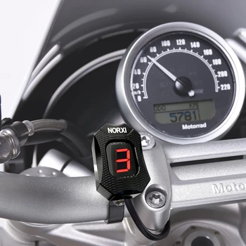 Motocykel Gear Indikátor Pre Honda Hornet CB400 CB600F CB650F CB500X VFR800 SHADOW 750 Ecu Plug Rýchlosť pripojenia Displej 1-6 Leve