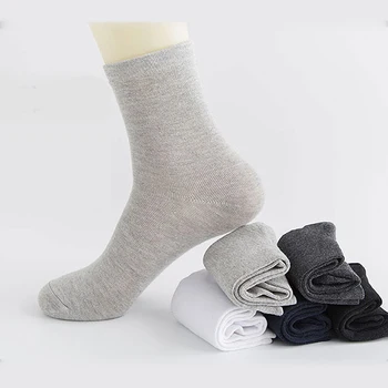 HSS 2020 Vysokej Kvality Bežné Podnikanie Mužov Ponožky Letné Zimné Bavlnené Ponožky Rýchle Sušenie Čierna Biela Dlhá Ponožka Plus Veľkosť US7-14