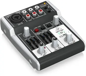 Zvukový pult Behringer Xenyx 302USB Zvuk Miešanie Konzoly, Audio Mixer Premium 5-Vstupný zvukový Pult USB Audio Rozhranie umc22