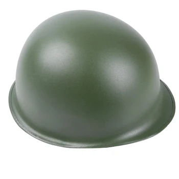 Druhej svetovej VOJNY WW2 US Army M1 Prilba Zelená Šev Americké Vojenské Prilby Vonkajšie