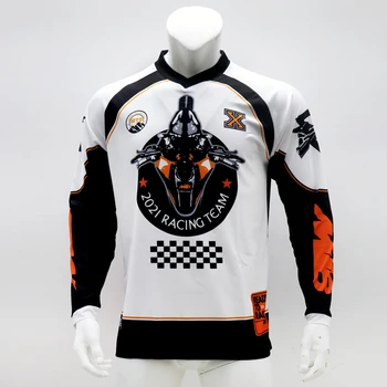 Motocross cyklistický dres s dlhými rukávmi motocykel top Tričko MTB ľahké nosenie sublimated oblečenie