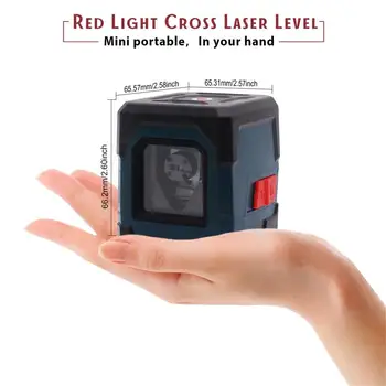 LV1/LV1G Zelené, 2 Červené Riadky Laser Úrovne Nepremokavé Shockproof Self-vyrovnanie Vertikálne Horizontálne Kríž Linky Laserového Merača Úrovne