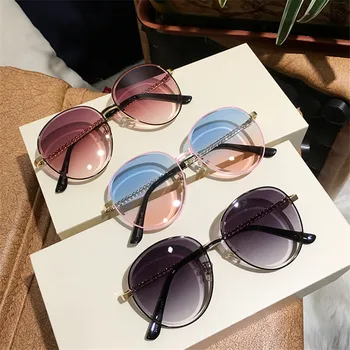 2019 Nové Značky Dizajnér Ženy slnečné Okuliare Nadrozmerné Ženské Módne Slnečné okuliare Pre Ženy UV400