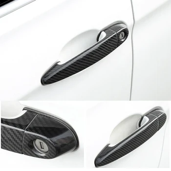 Pre BMW 1 series E82 E87 F20 F21 2007-2019 Príslušenstvo reálne uhlíkových vlákien Auto vonkajšie dvere, rukoväť kryt