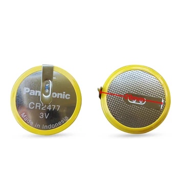 Panasonic CR2477 3V Lítiové Batérie, Varič na Ryžu Tlačidlo Mince Batérie Bunky s 2 Spájkovanie Kolíky CR 2477
