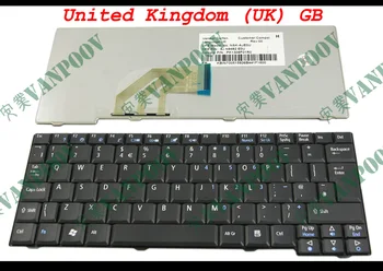 Nový Notebook, klávesnica pre Acer Aspire One 531H D150 D250 P531 AOA150 ZG5 ZG8, Emachines EM250 Black UK GB Verzia - NSK-AJE0U