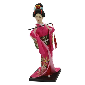 30 cm Geisha Japonské Bábiky Ľudovej Kimono Bábika Maiko Bábika Bábkové Postaviť na Základňu, pre Home/ Office/ Hotel Displej Dekor