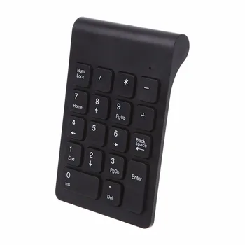 Prenosné 2.4 G Bezdrôtový Digitálny Keyboard USB Číslo Pad 18 Klávesy Numerická Klávesnica