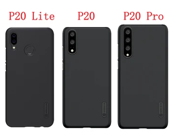 Huawei P20 Lite Prípade Huawei P20 Pro Plus Kryt NILLKIN Super Matné Štít matný pevný zadný kryt