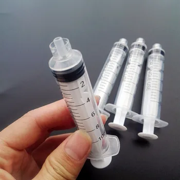 50 kus 10 ml injekčnej striekačky bez ihly používať na priemyselné vstrekovanie