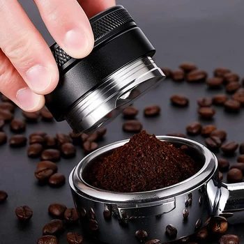 58/53/51mm Nastaviteľné Nerezový Káva Espresso Tamper Vypuklé Štyri Šikmé Svahy Base Distribučné Nástroje Kuchyňa ToolsCY