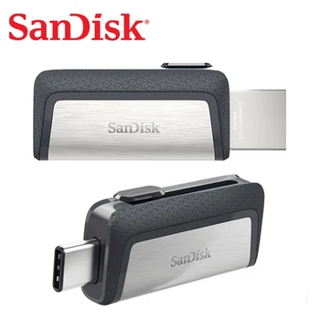 Sandisk tipo-C, USB 3,1 256G kl ' úč 64GB U Diskov DUAL DISK USB Flash, 32 GB, 128 GB Memory Stick Dual OTG USB Flash Disk