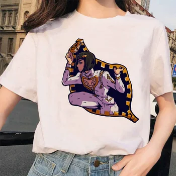 Japonsko, Anime radu jojo Bizarné Dobrodružstvo Funny T-košele pre Ženy T-shirt je Vytlačené Tričko Bežné radu jojo T Shirt Hip Hop Top Tees žena