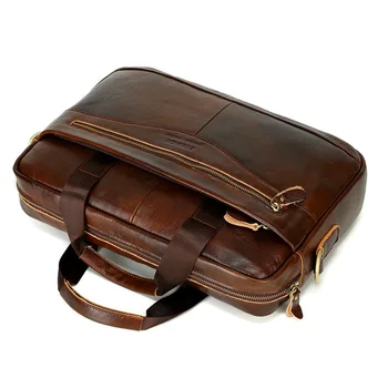 Originálne Kožené Mužov Aktovku Značky Mužov Messenger Taška Muž Laptop Taška Business Cowhide Prírodná Koža Taška cez Rameno Travel Bag