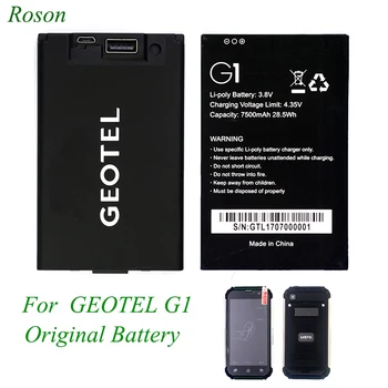 Smartphone Batériu, pre Geotel G1,Pôvodný GEOTEL g1 Batériu Mobilného Telefónu 7500mAh, Použiteľné ako Prenosné Batérie