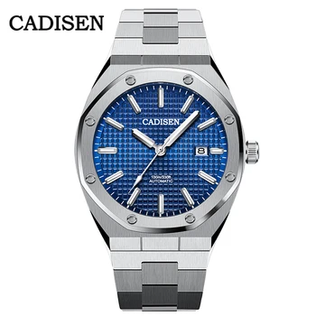 CADISEN DIZAJN pánske hodinky mechanické hodinky pre mužov značky luxusné automatické hodinky mužov Japonsko NH35A Business reloj hombre 2020