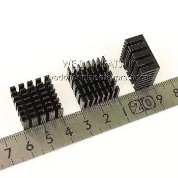 10pcs 20x20x10mm Omni-directional Pin Plutvy CPU Hliníkový Chladič BGA Balíky a PC