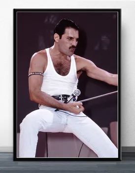 Bohemian Rhapsody Freddie Mercury Rockovej Hudby, Filmu Star Plagát a Vytlačí Umelecké Plátno na Maľovanie na Stenu Pre Obývacej Miestnosti Dekorácie