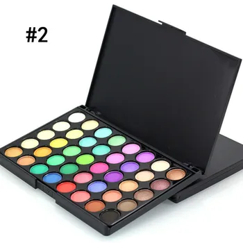 40 Farieb Očné Tiene Paletu Farebné Lesk Pigment Matný Prášok Stlačené Eyeshadow Paleta Kozmetické Dlhotrvajúci Make-Up Kit
