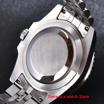 Bliger 40 mm Automatické Mechanické Hodinky Mužov Business Sapphire Crystal Vintage GMT Sledovať Svetelný Nepremokavé Kalendár Náramkové hodinky