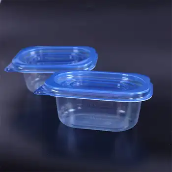 10pcs/set Jednorazové Plastové Misky Transparentné S Vekom Yogur Sushi Ice Cream Cake Box Úložný 280ml Domov Vonkajšie