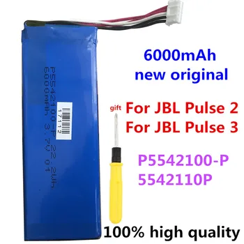 Originál 6000mAh P5542100-P 5542110P Reproduktor Batérie pre JBL 2017DJ1714 APPULESE 3 Pulse3 Impulzu 2 Pulz II PULSE2 PULSE2BLKUS