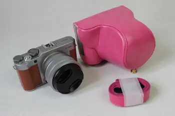 Špecializované Pu Kožené Fotoaparát Prípade Plná Taška Kryt Pre Fujifilm XA7 XA5 FujiXA20 XA10 S Popruh