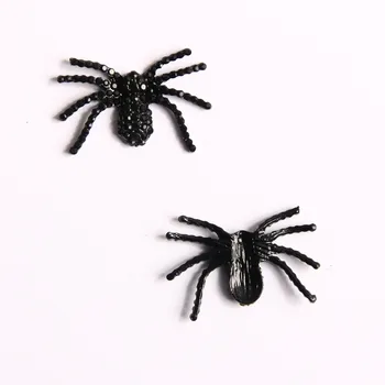 30*20 mm flatback drahokamu spider tlačidlo pre Halloween 10PCS BTN-5633