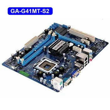 GIGABYTE GA-G41MT-S2 Ploche Dosky G41 Socket LGA 775 Pre Core 2 DDR3 8G Micro ATX Pôvodné Repasované G41MT-S2 Doske