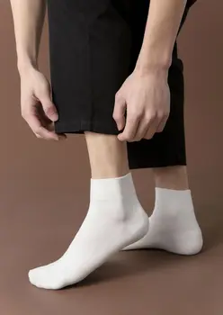 3Pairs Priedušná pánske Ponožky Krátke Ponožky Mužov Pevnej Sieťoviny Vysokej Kvality Muž Loď Ponožky HOT PREDAJ