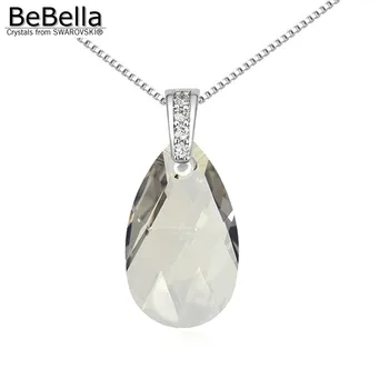 BeBella hruškovitého tvaru prívesok náhrdelník vyrobený s Rakúskych kryštálov od Swarovski crystal drop prívesok na Vianočný darček
