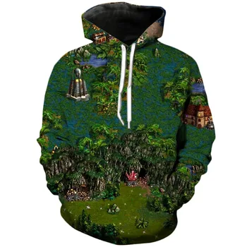 PLstar Vesmíru Značku oblečenia 2018 Nové Módne Mens Mikina s Kapucňou Hru Heroes of Might & Magic Print 3D Bežné Unisex hoodies