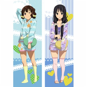 MMF K-On! kľúčové úlohy Mio Akiyama & Azusa Nakano vankúš anime Keion! telo obliečka na Vankúš Dakimakura