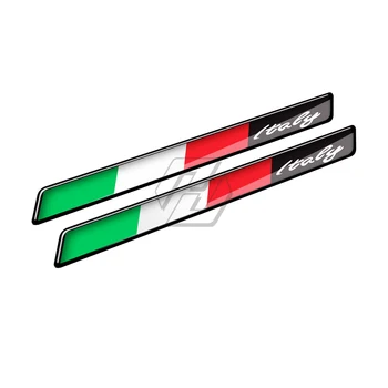 3D Živice Motocykel Odtlačkový Taliansku Vlajku Nálepky Prípade pre Ducati Aprilia Piaggio Vespa Sprint GTS GTV LX