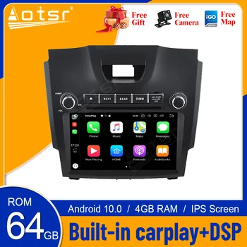 PX6 Auto DVD Prehrávač DSP Android 10 4G + 64 G Wifi, Bluetooth 5.0 RÁDIO GPS Pre Chevrolet Priekopník Colorado S10 Isuzu d-max NM-X