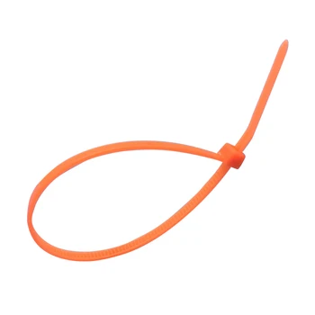 100ks 5x300 orange kábel kravatu Self-Locking Plastové Nylon Drôtené Káblové Zip Väzby zväzkovače Upevnite Slučky Kábel V