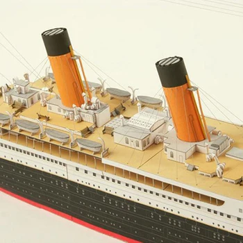1:400 DIY Remeselníci Lode Titanic 3D Papier Model Stanovuje Hračky Pre Deti detský Nové