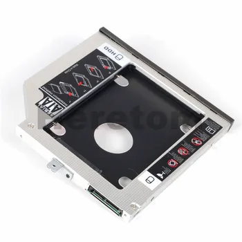 Nové Hliníkové 9,5 mm Notebook 2. HDD Caddy DVD a CD-ROM Optibay Caddy pre IBM Lenovo ThinkPad T440P T540P W540 Loď@RU