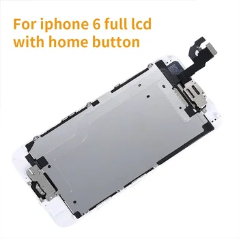 Dokončiť Úplnú Zostavu Displeja Pre iPhone 6 6 G A1549 A1586 A1589 LCD Náhradné Displej Dotykový Digitalizátorom. home tlačidlo + kamera