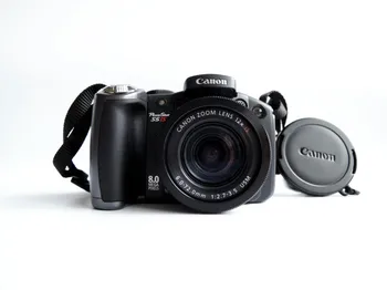 POUŽÍVANÝ Canon PowerShot S5 Pro Series JE 8.0 MP Digitálny Fotoaparát s 12x Optickým Obrázok Stabilizovaný Zoom