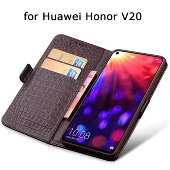Česť V20 Prípade Módne Peňaženky Prípade Huawei Honor V20 Business Flip Kryt Telefónu Magnetické Taška pre Huawei Honor V20 Zadarmo Darček