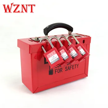 5 KS doprava zadarmo NT-K01 12 Červené Bezpečnostné Lockout Zámok Box