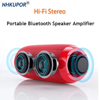 Prenosné Bezdrôtové Bluetooth Reproduktorov Bass Stĺpec Nepremokavé Vonkajšie HIFI Stereo Zosilňovač, Podpora USB, AUX TF Subwoofer Loudspeake