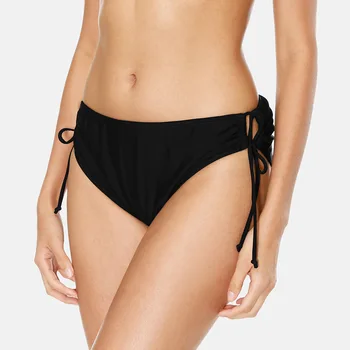 Charmleaks Ženy Bikini Dna Dámy Výrez Plávať Trenírky Jednofarebné Plavky, Nohavičky Strane Obväz Plávanie Dno