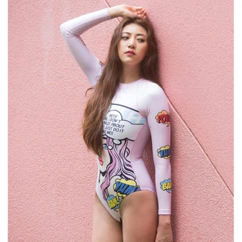 Plus Veľkosť Plavky Jeden Kus Ženy Ženy Pevné Plážové Oblečenie Plavky Pre Nové Kórea Sexy Zvierat Spandex Sierra Surfer Bikini Retro