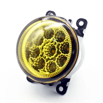 2 ks Auto Tvarovanie Kolo Predného Nárazníka LED Hmlové Svetlá DRL Denné Beží Jazdy Žltá Pre MITSUBISHI L200 KB_T KA_T Vyzdvihnutie 05-