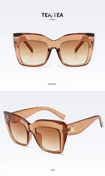 2020 Nové Klasický Štvorec Vintage Nadrozmerné Plastové Slnečné Okuliare Ženy Módne Retro Okuliare Rám Oculos De Sol