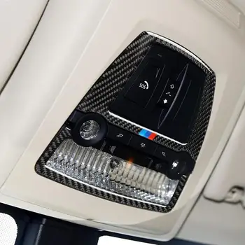 ZEMAR 1set Uhlíkových Vlákien pre BMW F07 F10 X3 F25 X4 F26 Svetla na Čítanie Rám Orezania Kryt Dekorácie M Auto Samolepky Príslušenstvo