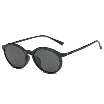 Polarizované slnečné Okuliare kolo Unisex Klip Na Sunglasse Vintage Dizajnér Slnečné Okuliare Muž Žena retro de sol masculino