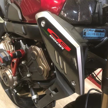 Pegatina bočná para cuerpo CB650R CB 650R 2019 2020, nueva motocicleta, resistente al agua, fibra de carbono 3D, hesla protección de